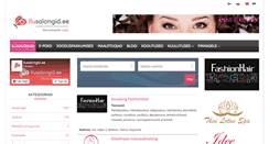 Desktop Screenshot of ilusalongid.ee